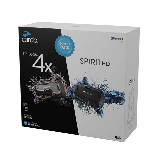 Cardo FREECOM 4X & SPIRIT HD BUNDLE