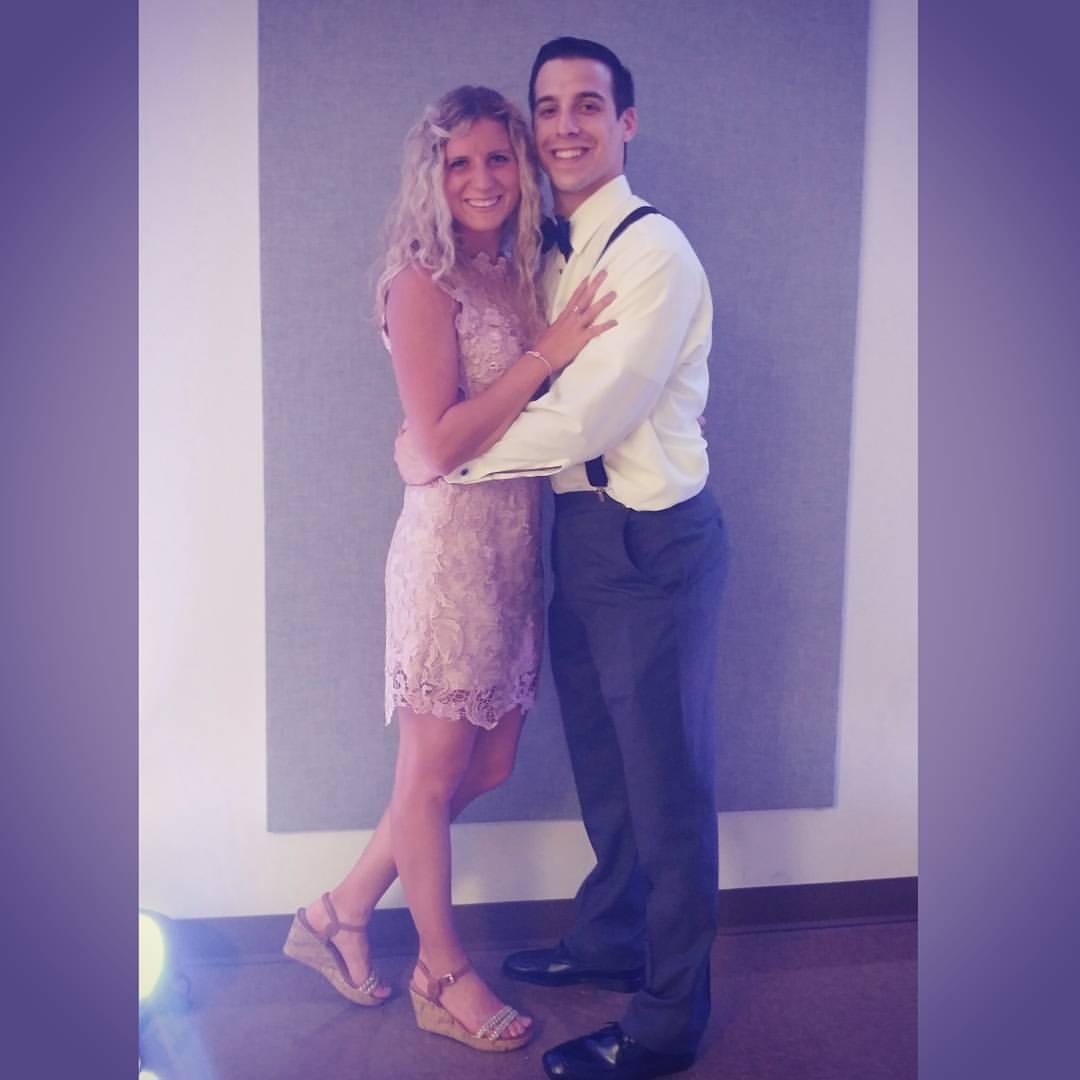 His brother's wedding in 2016.