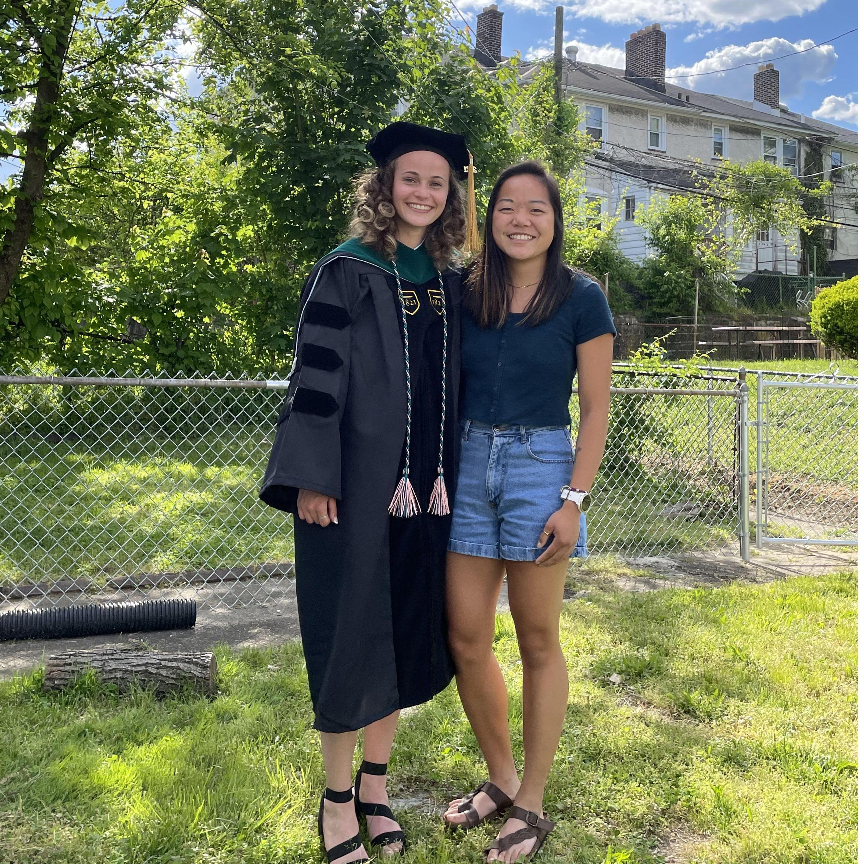 Dr. Swope's graduation day in 2021