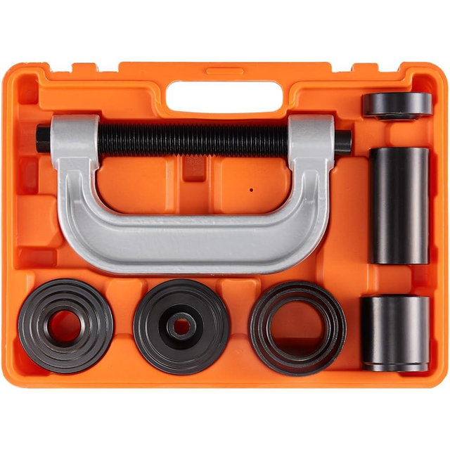 VEVOR Ball Joint Press Kit, 25 pcsTool Kit, C-Press Ball Joint Remove and Install Tools, for Most 2WD and 4WD Cars, Heavy Duty Ball Joint Repair Kit for Automotive Repairing