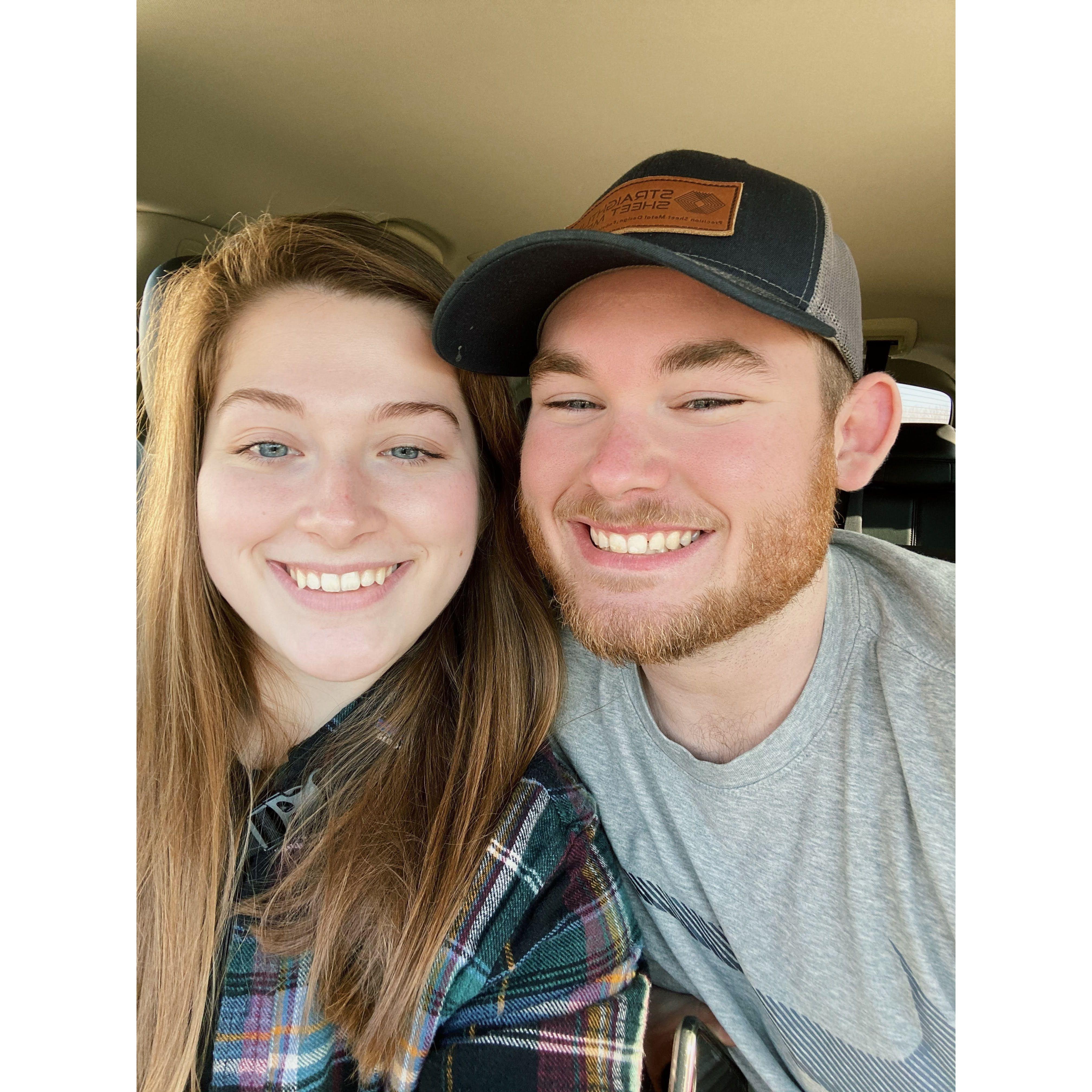 Visiting Austyn when we were long distance!