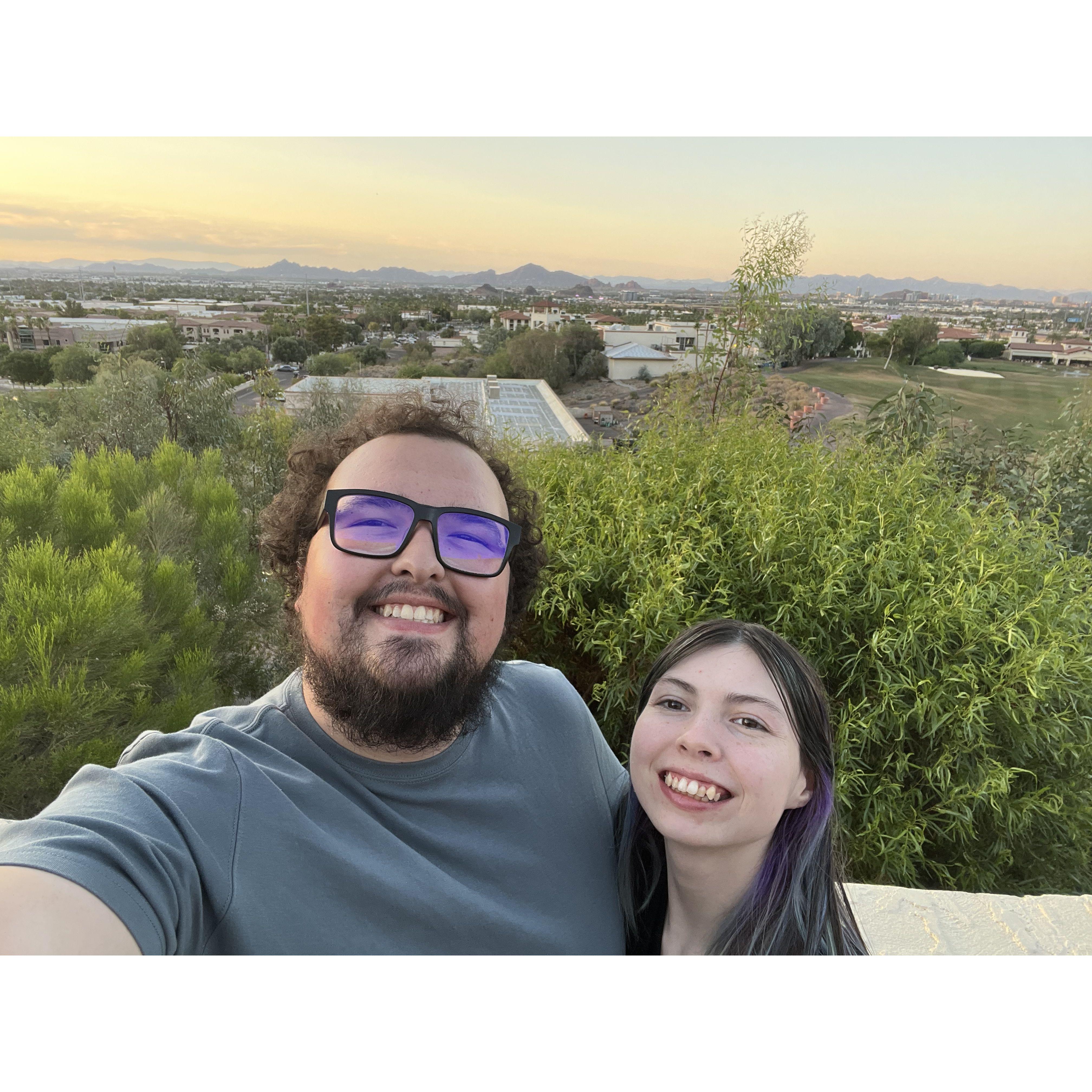 Us At Our Favorite BBQ Place