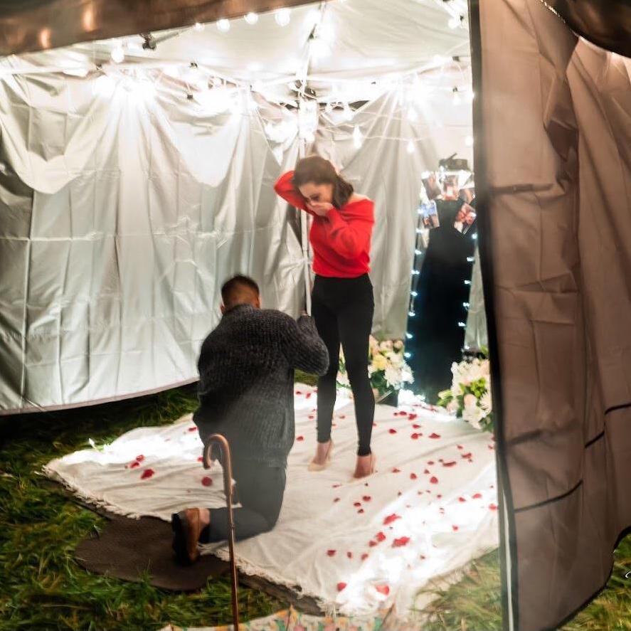 The proposal, moment 2.