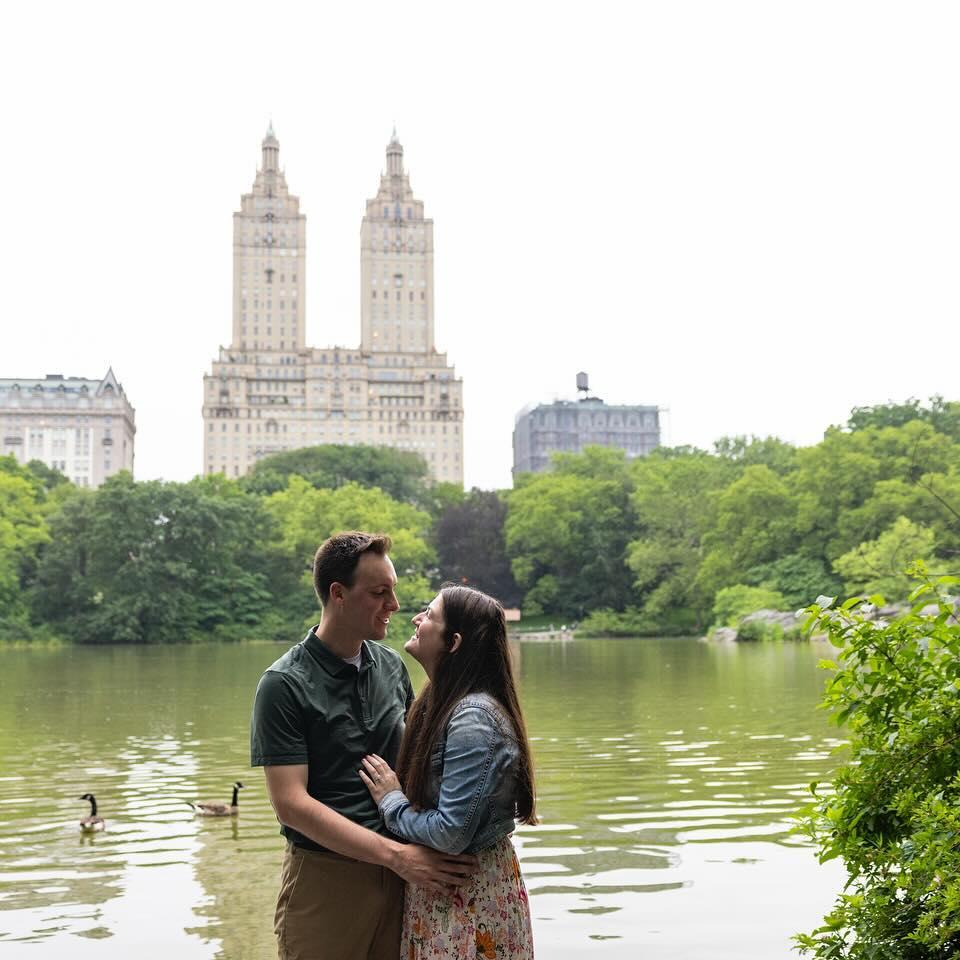 Jordan proposed in Central Park in front of the San Remo building!