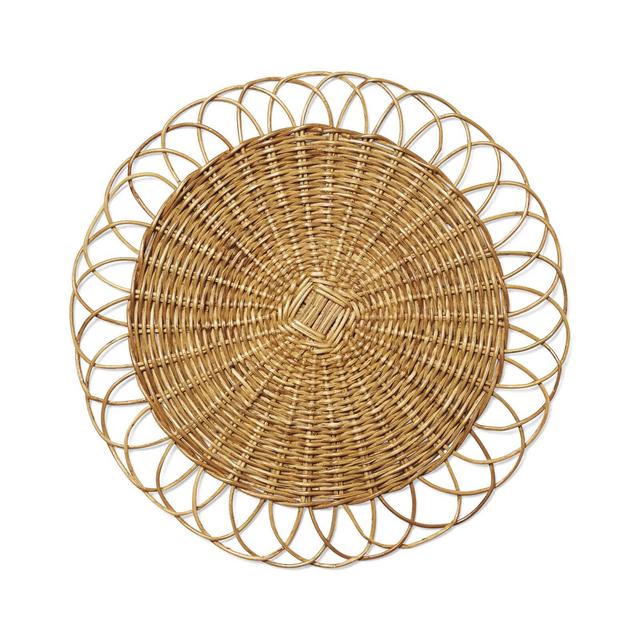 Round Rattan Placemat, Set of 4