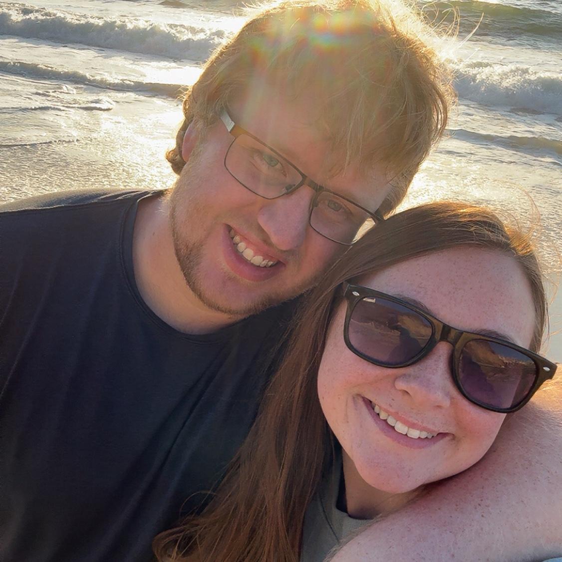 A picture from our trip to CA to visit Sabrina's grandpa.