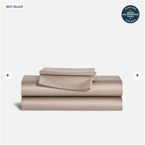 King Luxe Sateen Core Sheet Set in Oak