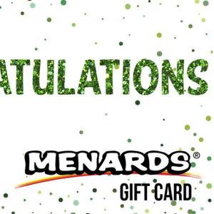 Menards Gift Card