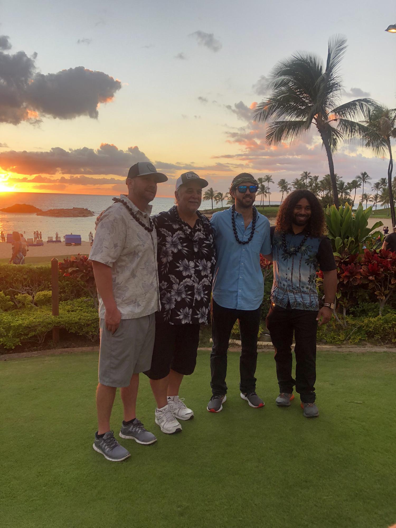 The boys in Hawaii .