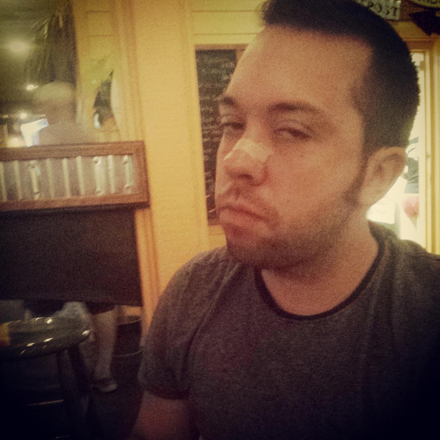 He was not having a good day...