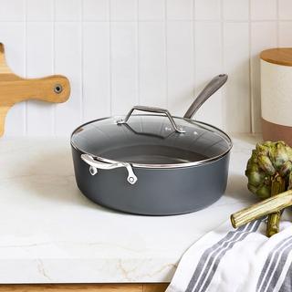 HA1 Ceramic Nonstick 6 qt. Saute Pan with Lid