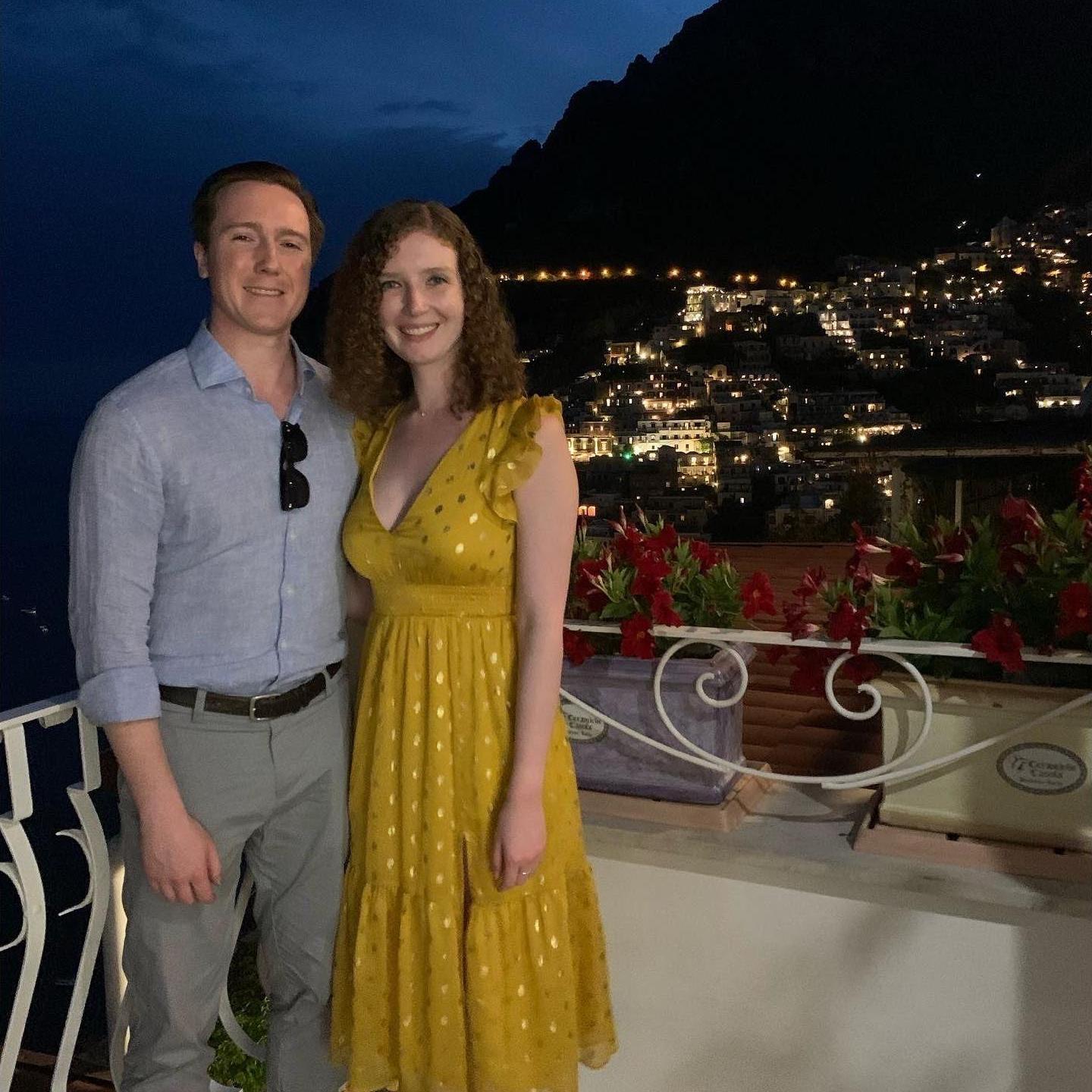 Their first trip to Italy together in May 2022 to celebrate 1 year together