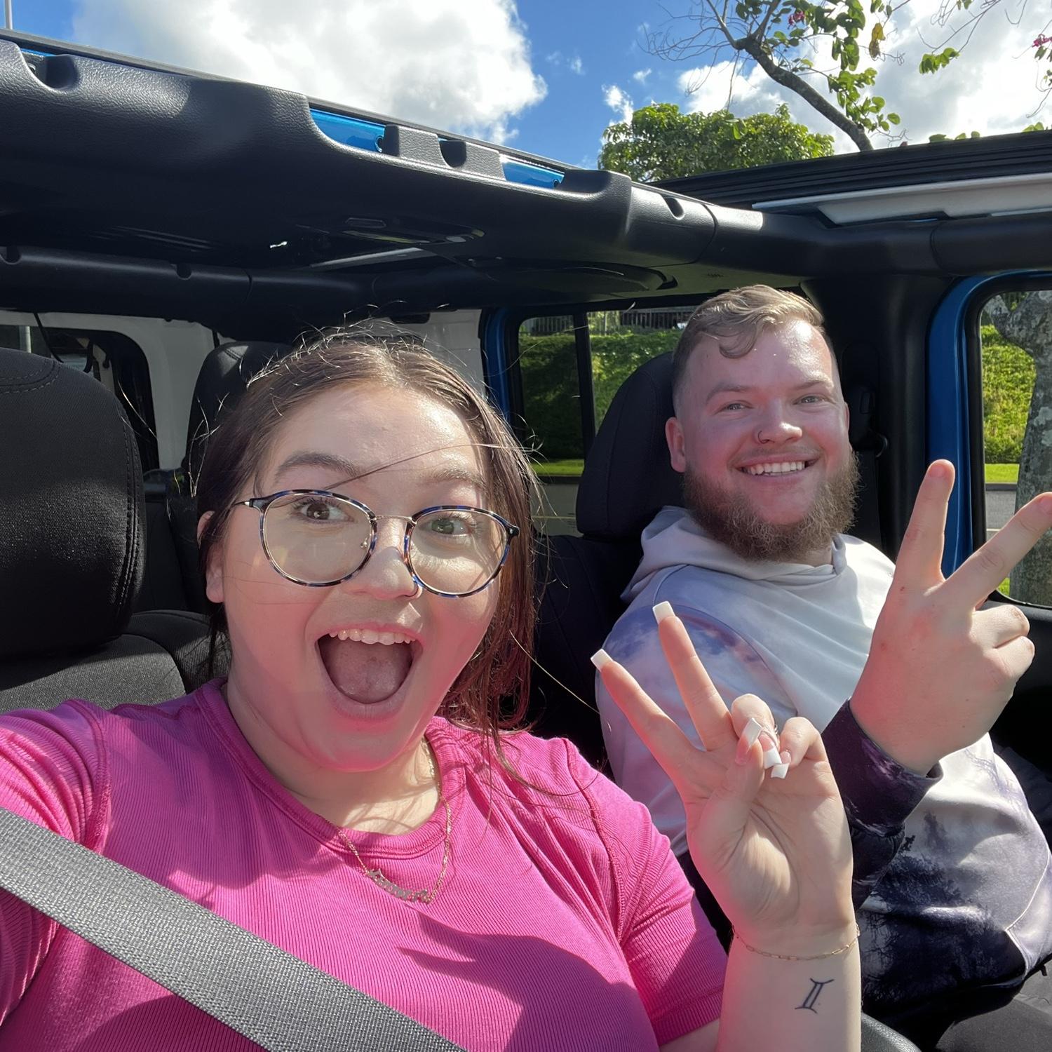 Arrived in Hawaii! little did i know he’d be popping the question here 🥹