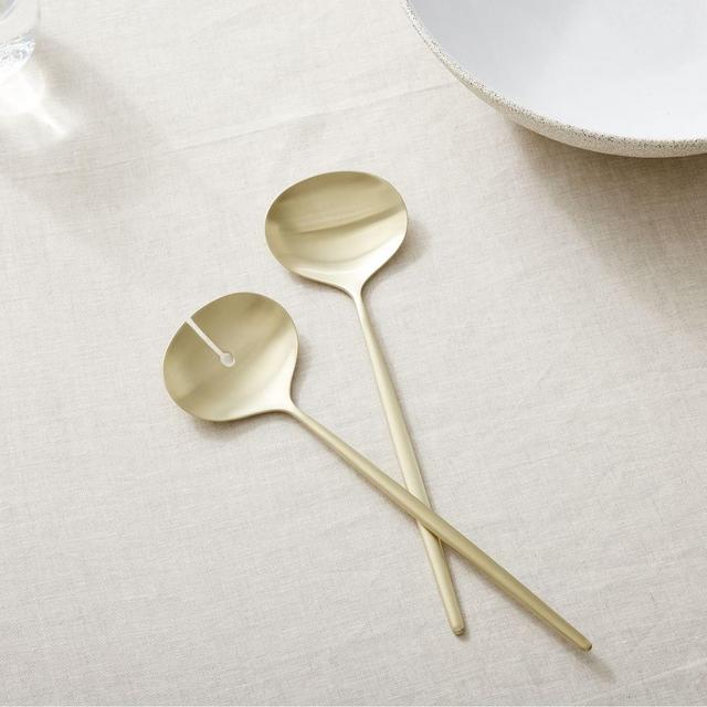 Ap Sidney Salad Server, Gold, Set Of 2