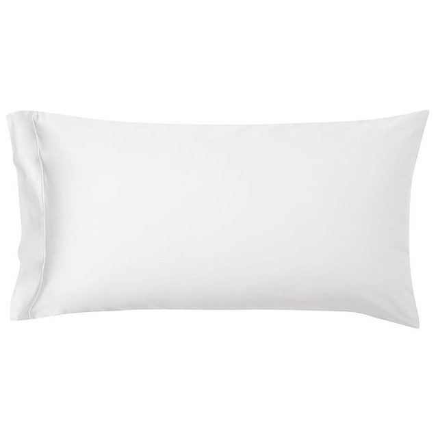 PB Essential 300-Thread-Count Sateen Extra Pillowcases, Set of 2, King, White
