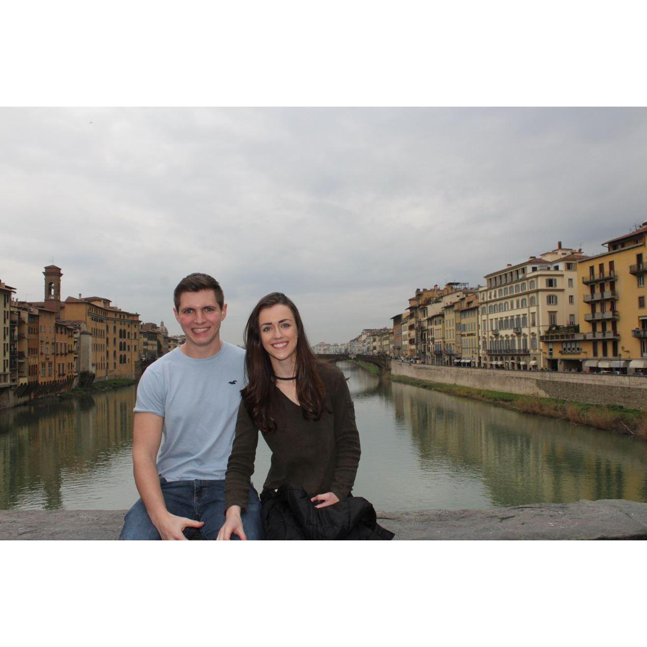 We studied abroad in Florence together during college. It was the best 5 months of our lives!