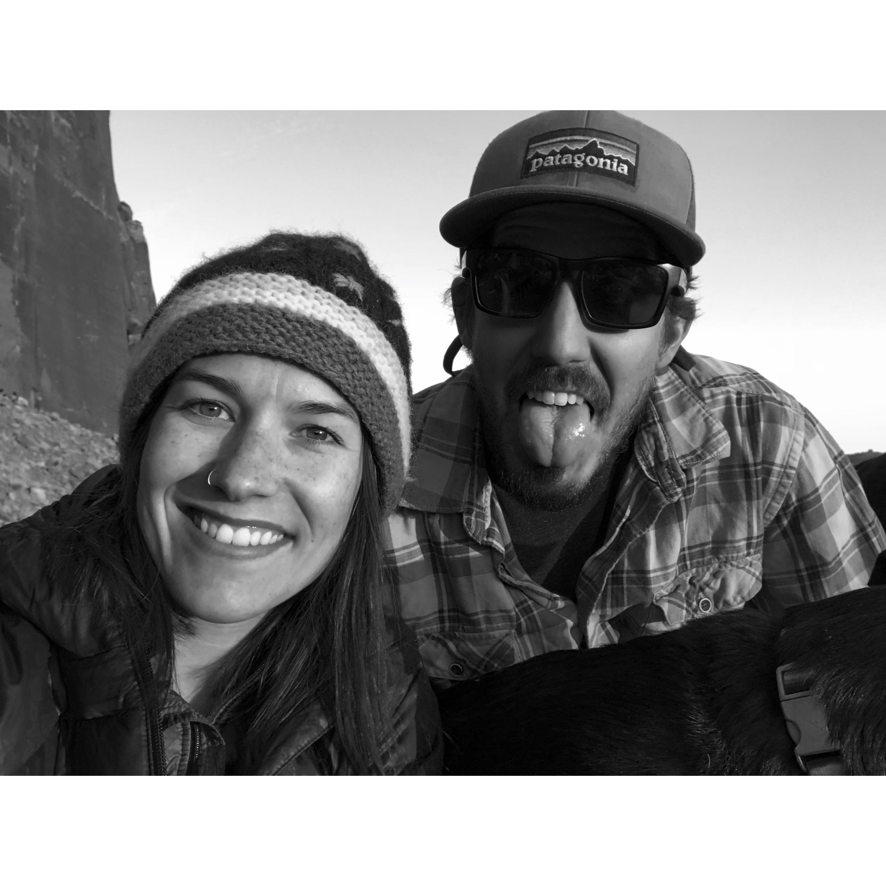 About five seconds before Rupe popped the question!