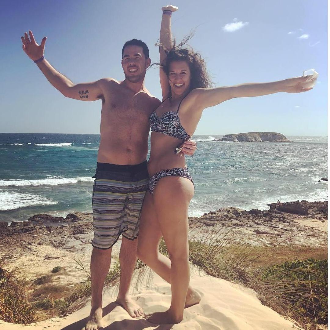 Our beach day at Grand Turk, Turks and Caicos after snorkeling and swimming with the stingrays!
  side note: I kissed a stingray...sorry Andrew! haha