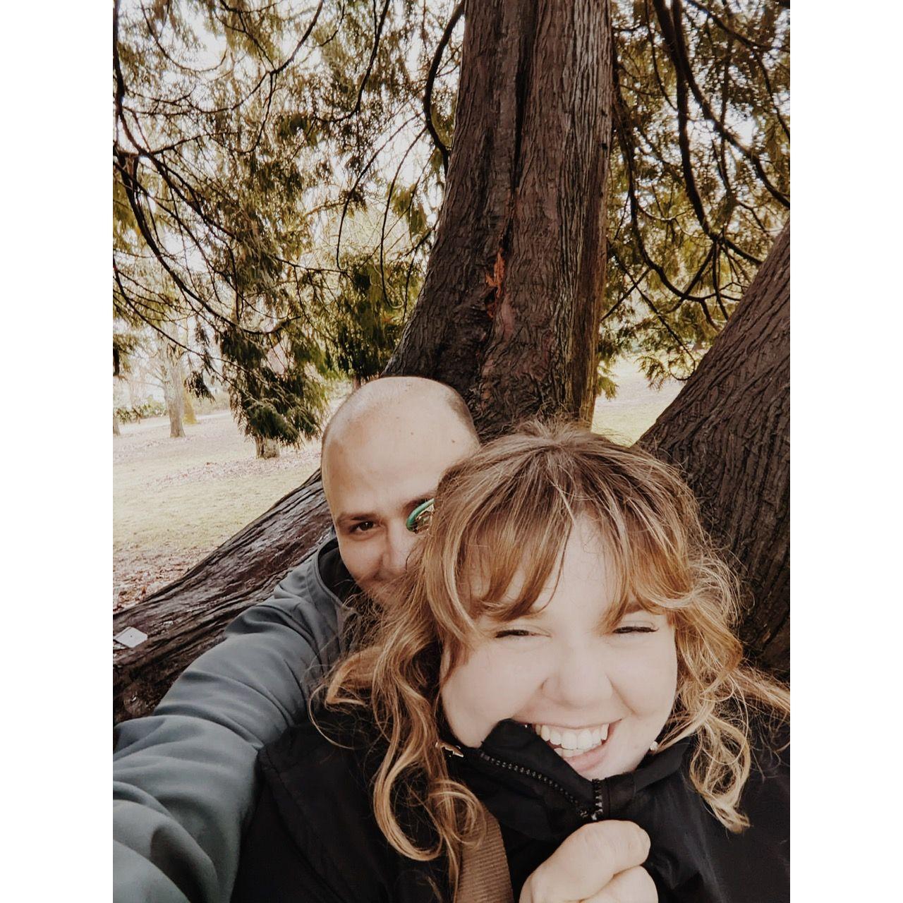 Date night exploring Seattle parks and drinking too much coffee