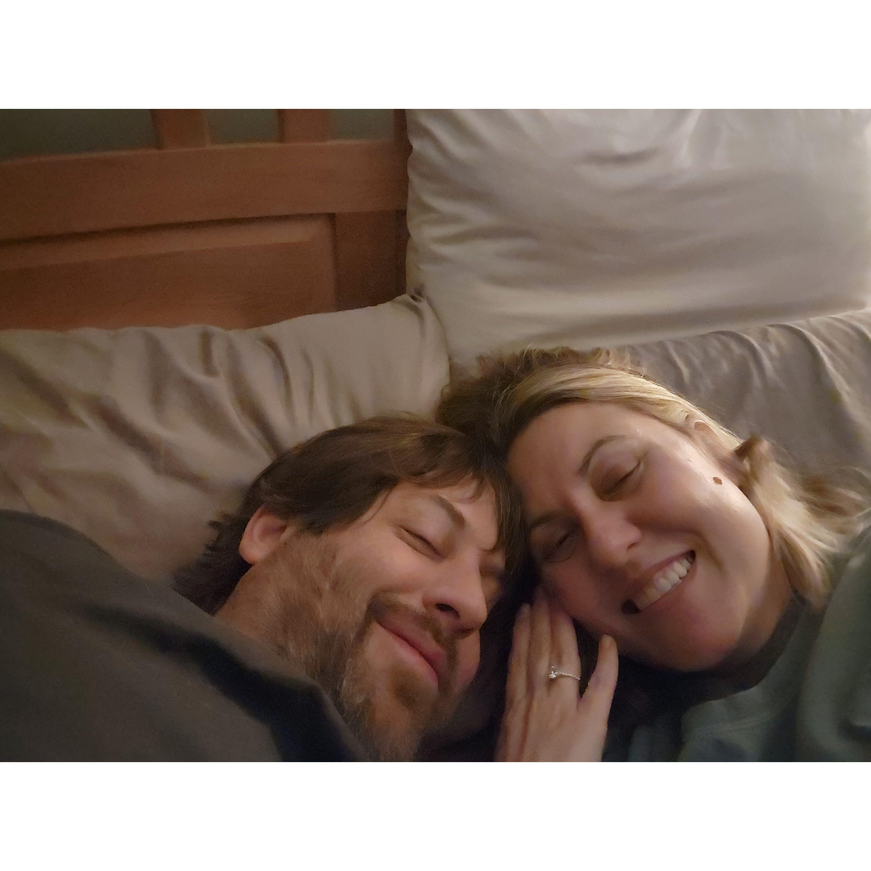 First picture as an engaged couple!