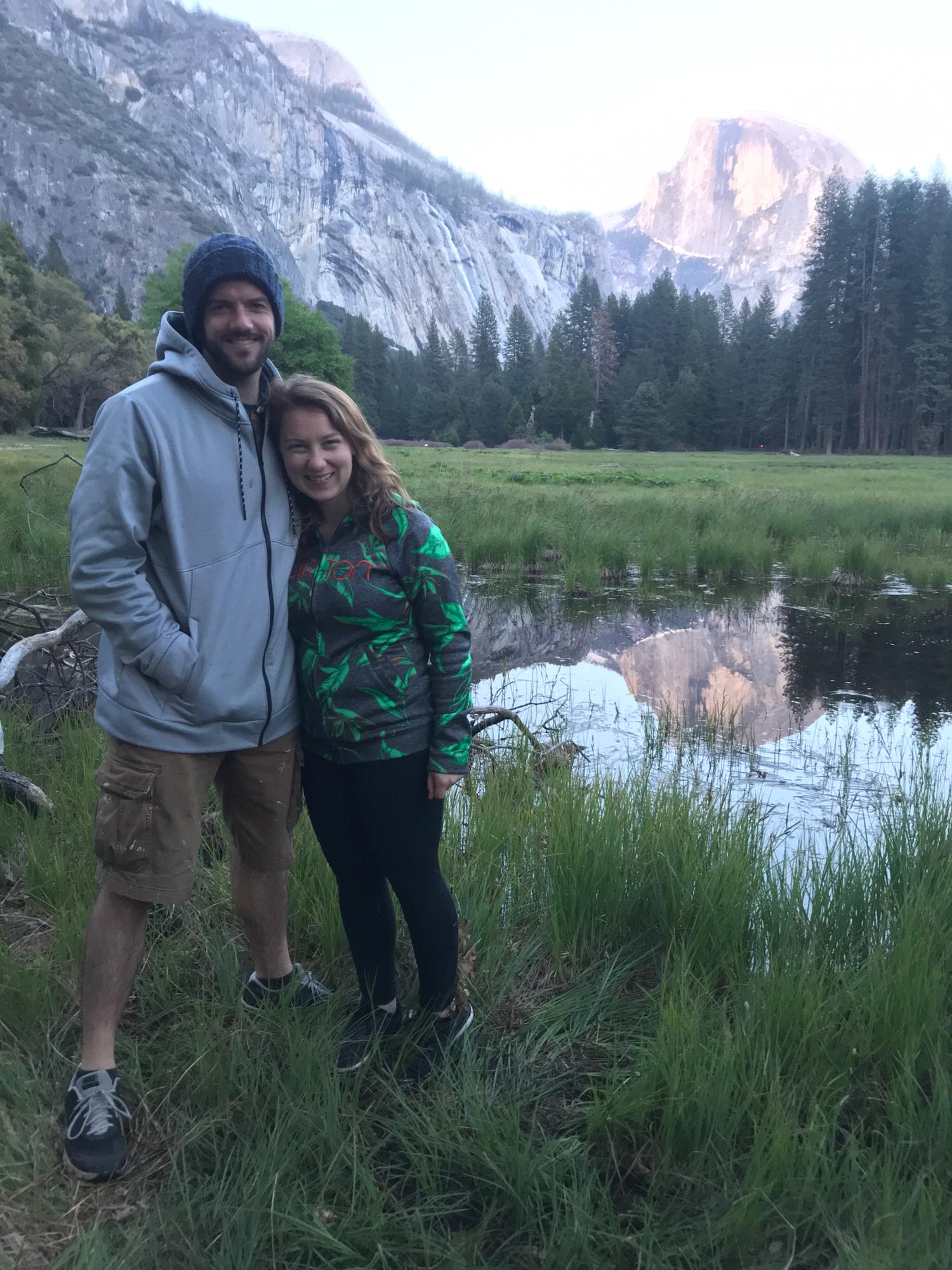 We've enjoyed the outdoors together a lot, including two Yosemite camping trips this year.