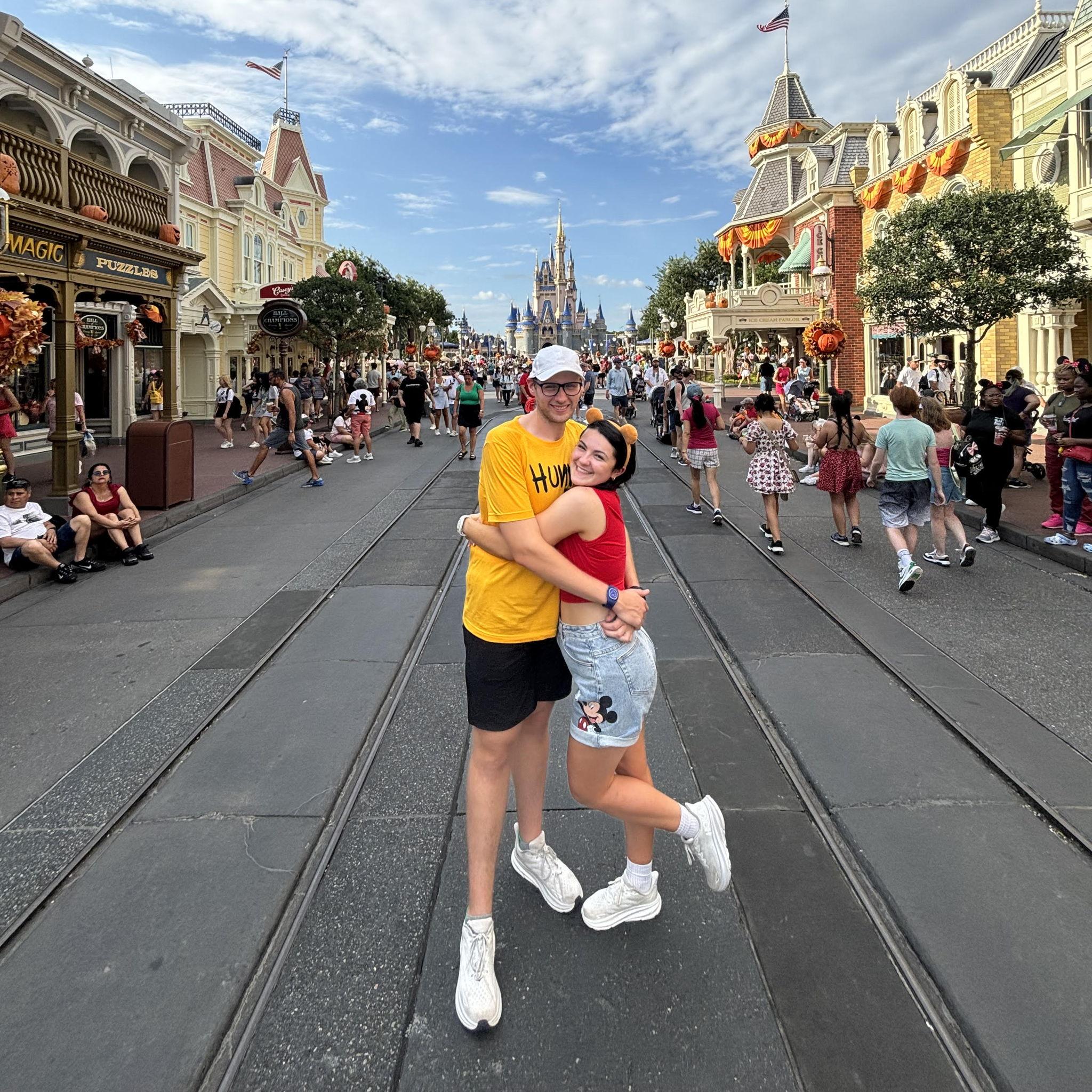 In our favorite place in the world...Disney!