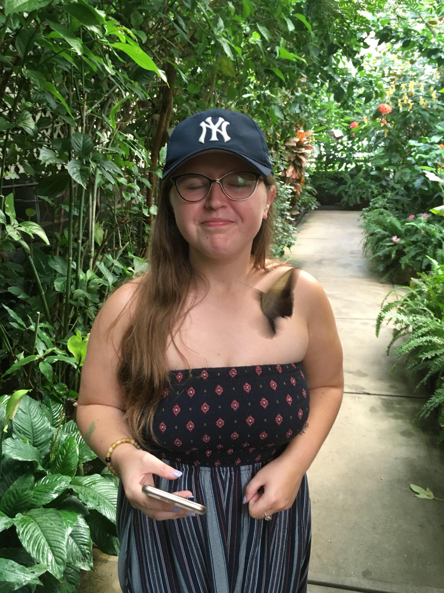 At the Butterfly Gardens, Theo had so many butterflies landing on him without him even trying. Meanwhile, I kept standing still and then getting freaked out if one came too close to my face!