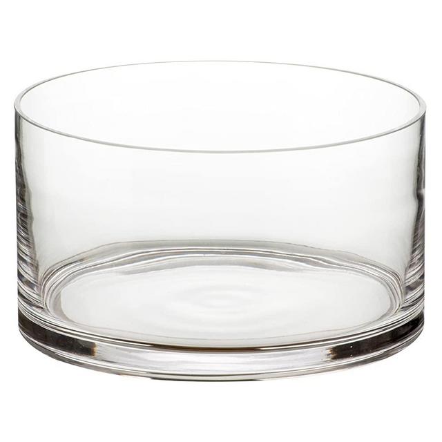 Artland Simplicity Cylinder Salad Bowl, Clear