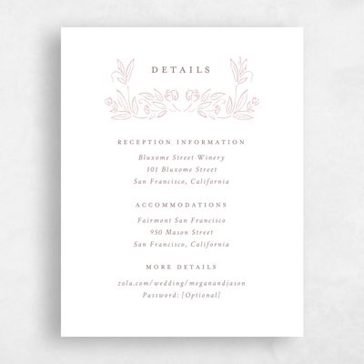 Blush, Pink Wedding Enclosure - Eze