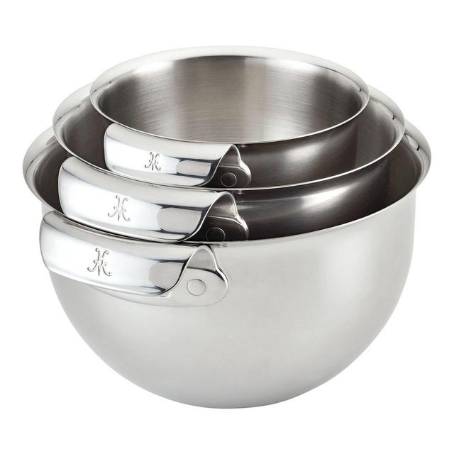 Hestan 3 Pc Stainless Steel Mixing Bowl Set