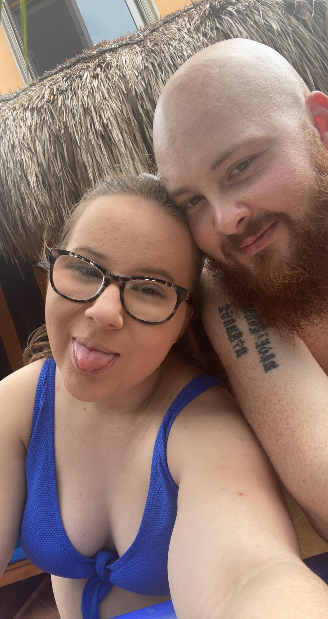 The first pic after we arrived at the house in Mexico!