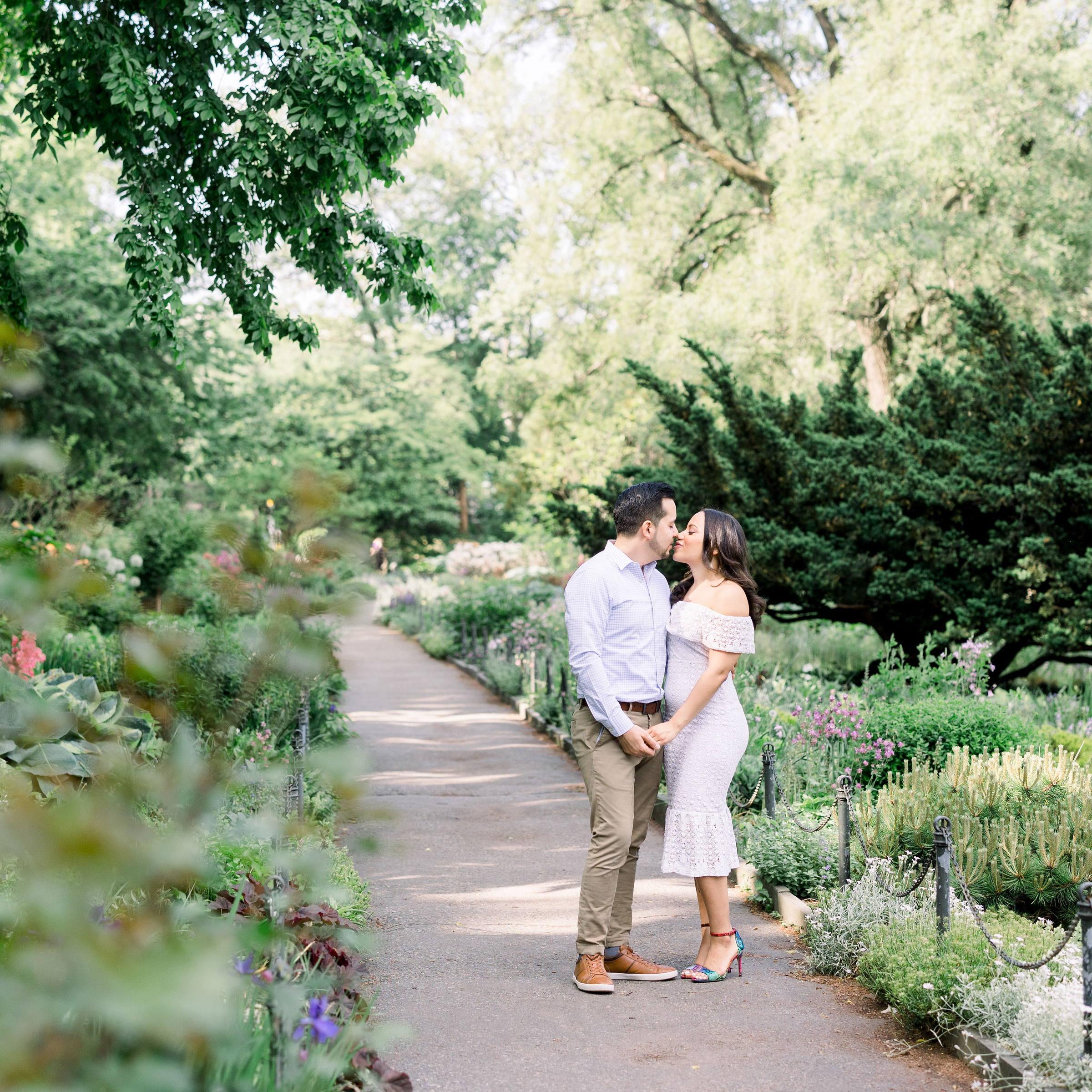 The Heather Garden in Fort Tyron Park is a special place for us and we usually go for our weekly walk here