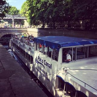 Canal Saint-Martin Cruise from Musee d'Orsay to Parc de la Villette for 2 - Paris