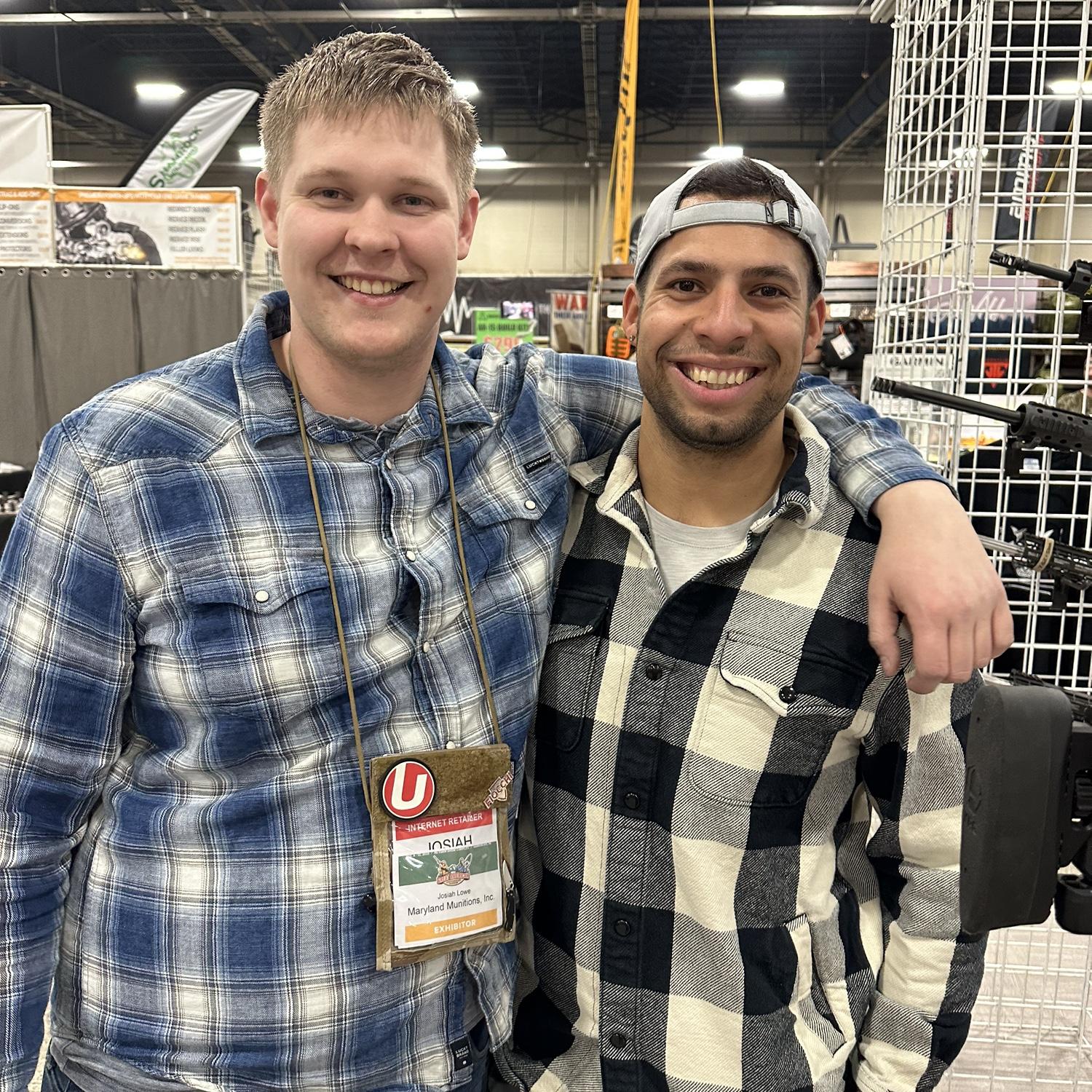 Josiah & Sam in Feb 2023 at a PA Gun Show! They both met through Ana (One of Kamden’s best friends and Josiah’s girlfriend) They have bonded over their love for shooting guns, history, & game nights!