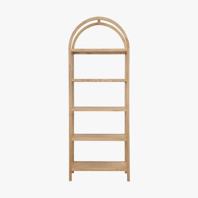 Wren 30" x 80" Etagere Bookcase, Natural