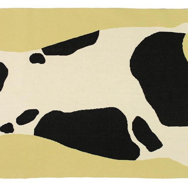 Cow Knit Blanket