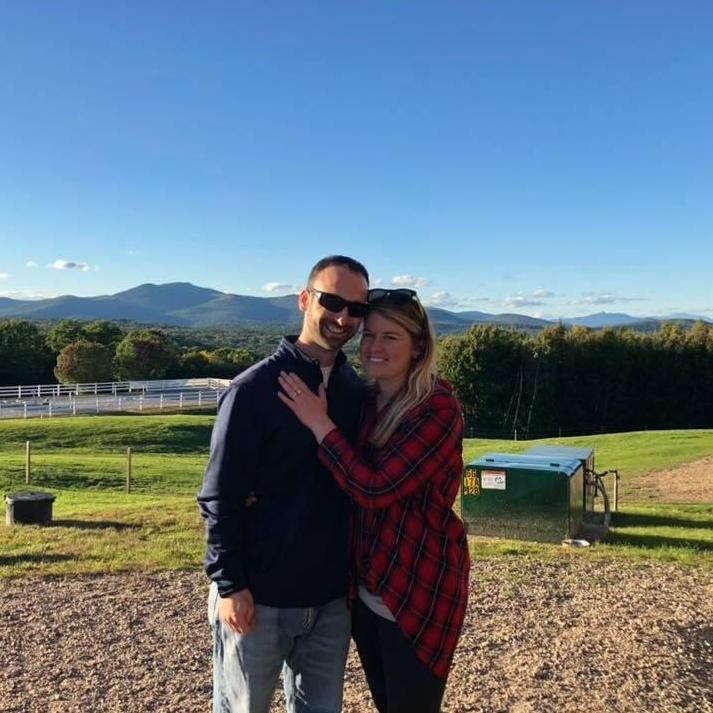 Our engagement in Wolfeboro, NH at High Meadows Farm 9/29/18