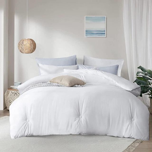 RUIKASI King Duvet Insert Cooling - Soft Fluffy Lightweight Bed Comforter for All Season, Down Alternative, 90x102, Hotel Collection Comforter Set with Corner Tabs, Machine Washable