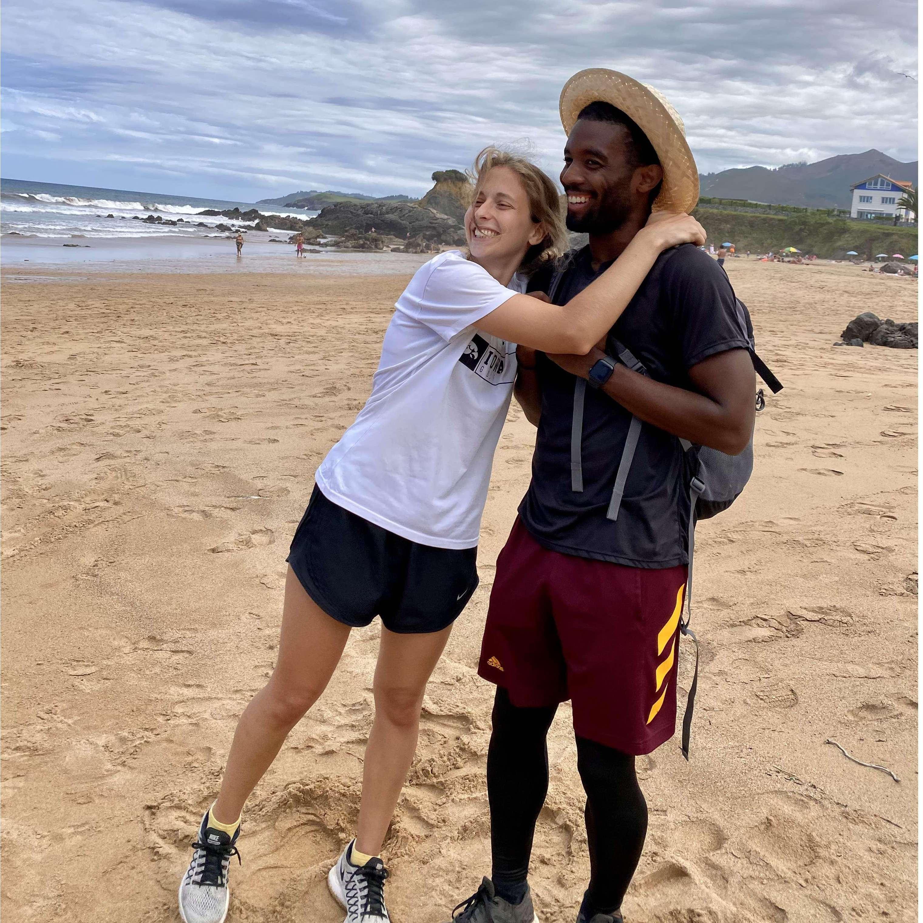 Hiking the beaches