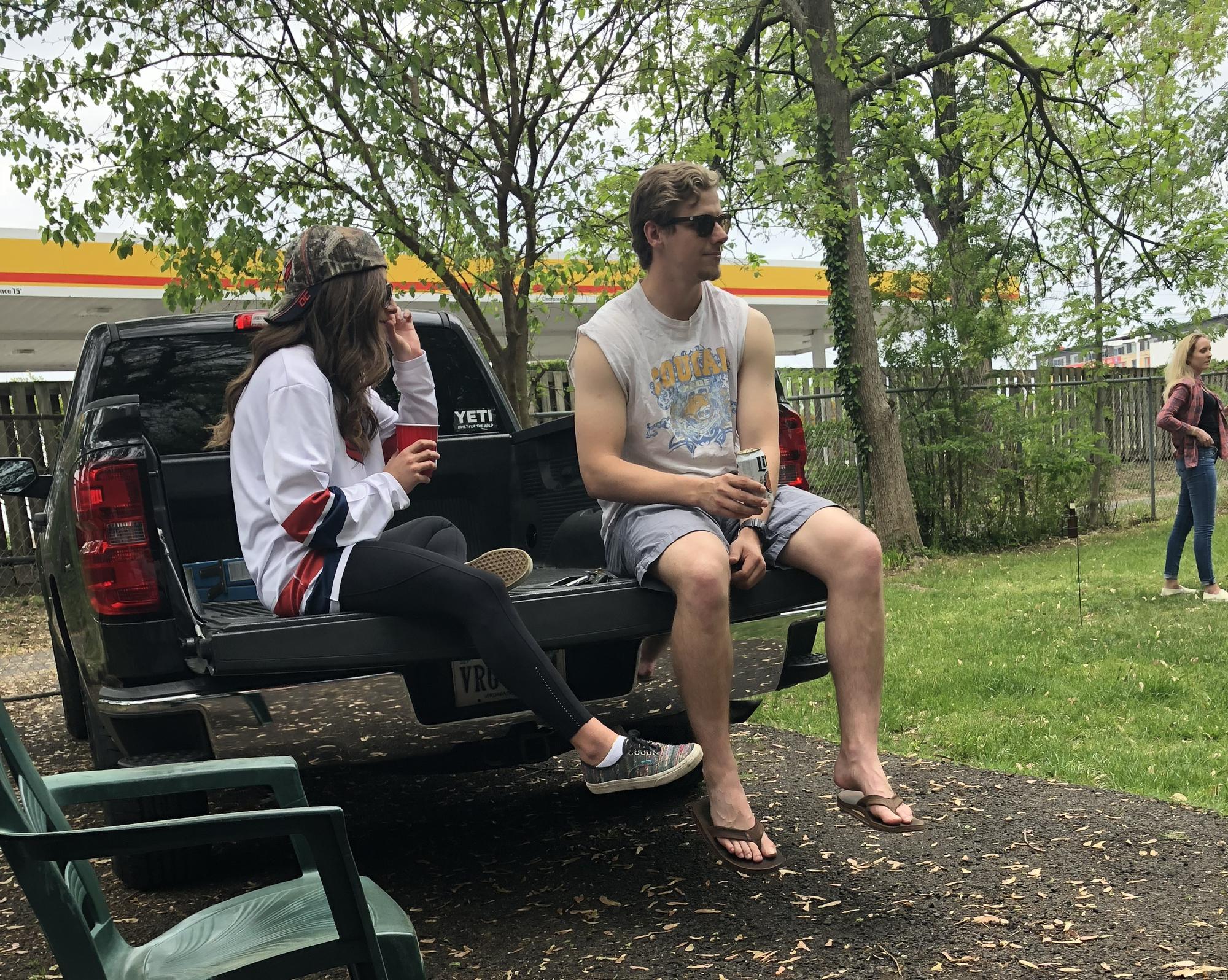 Amy & Kyle's first picture together (unknowingly)