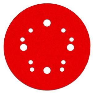 5 in. 320-Grit Universal Hole Random Orbital Sanding Disc with Hook and Lock Backing (50-Pack)