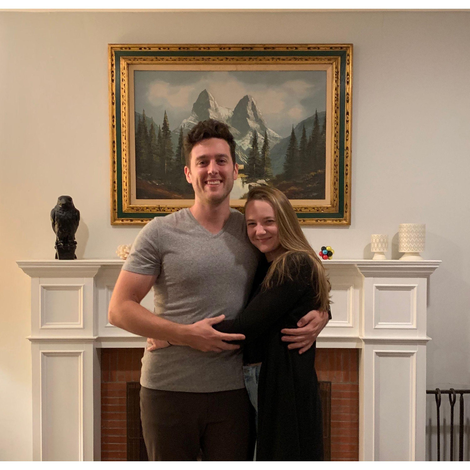 Andrew's 30th birthday at Thomas & Lia's house! Zoe insisted on taking a "prom pic"... needless to say, she was a little bit drunk🤭