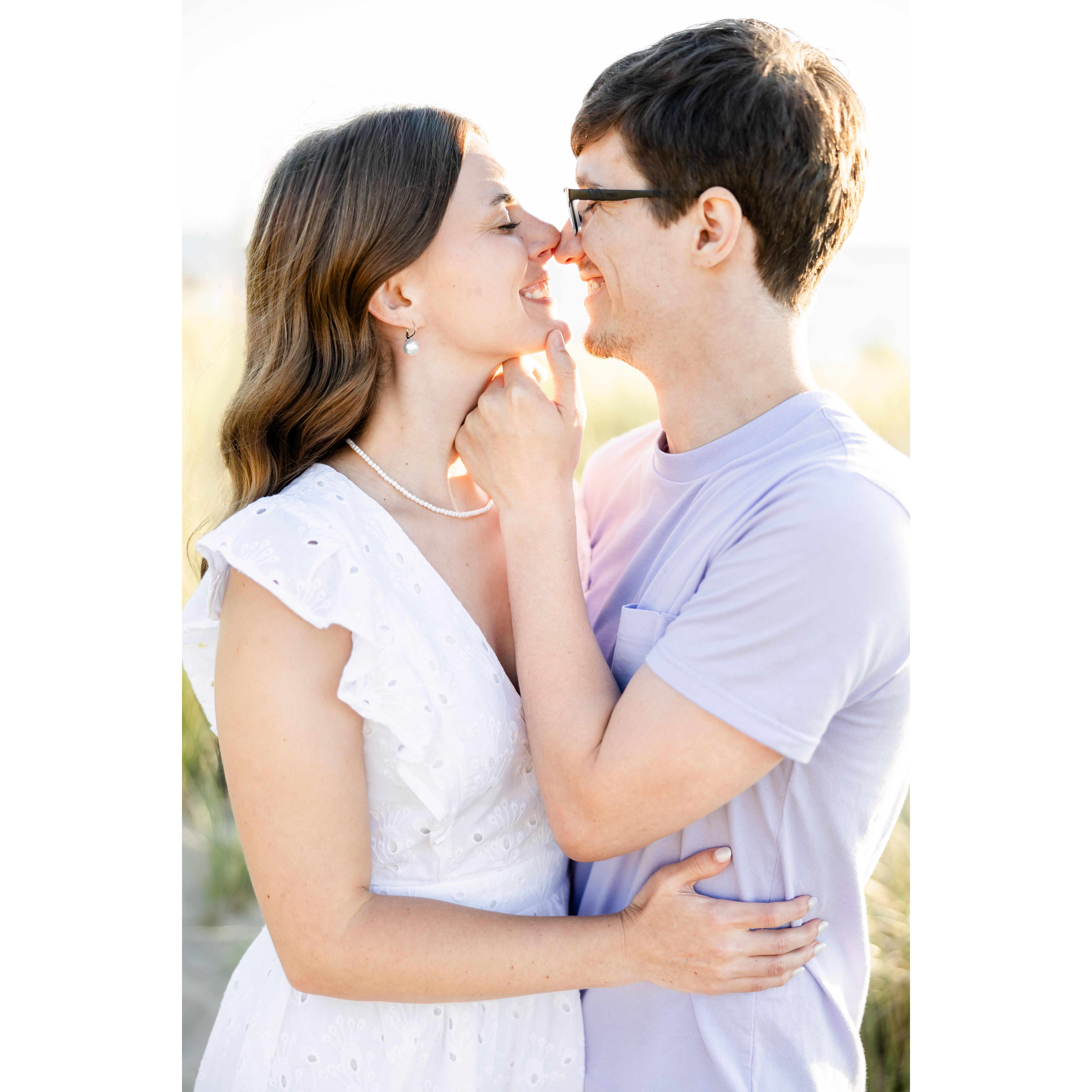 Engagement Photos at Warren Dunes, Michigan