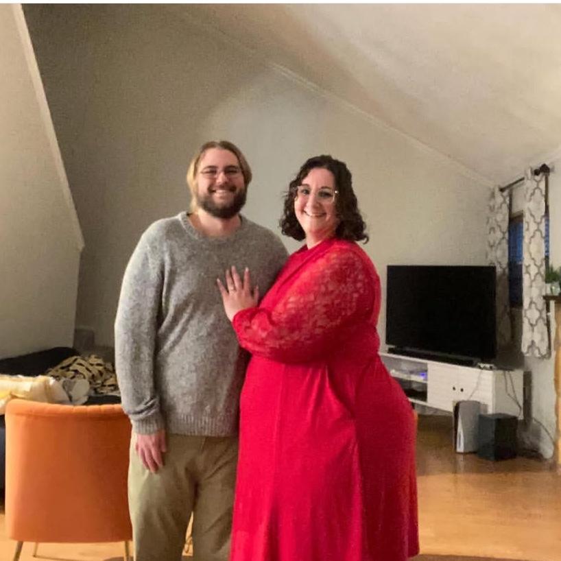 Our first Valentine’s Day as an engaged couple. February 2025