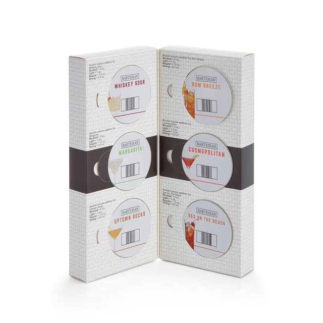 Bartesian Cocktail Capsules Variety, Pack of 6