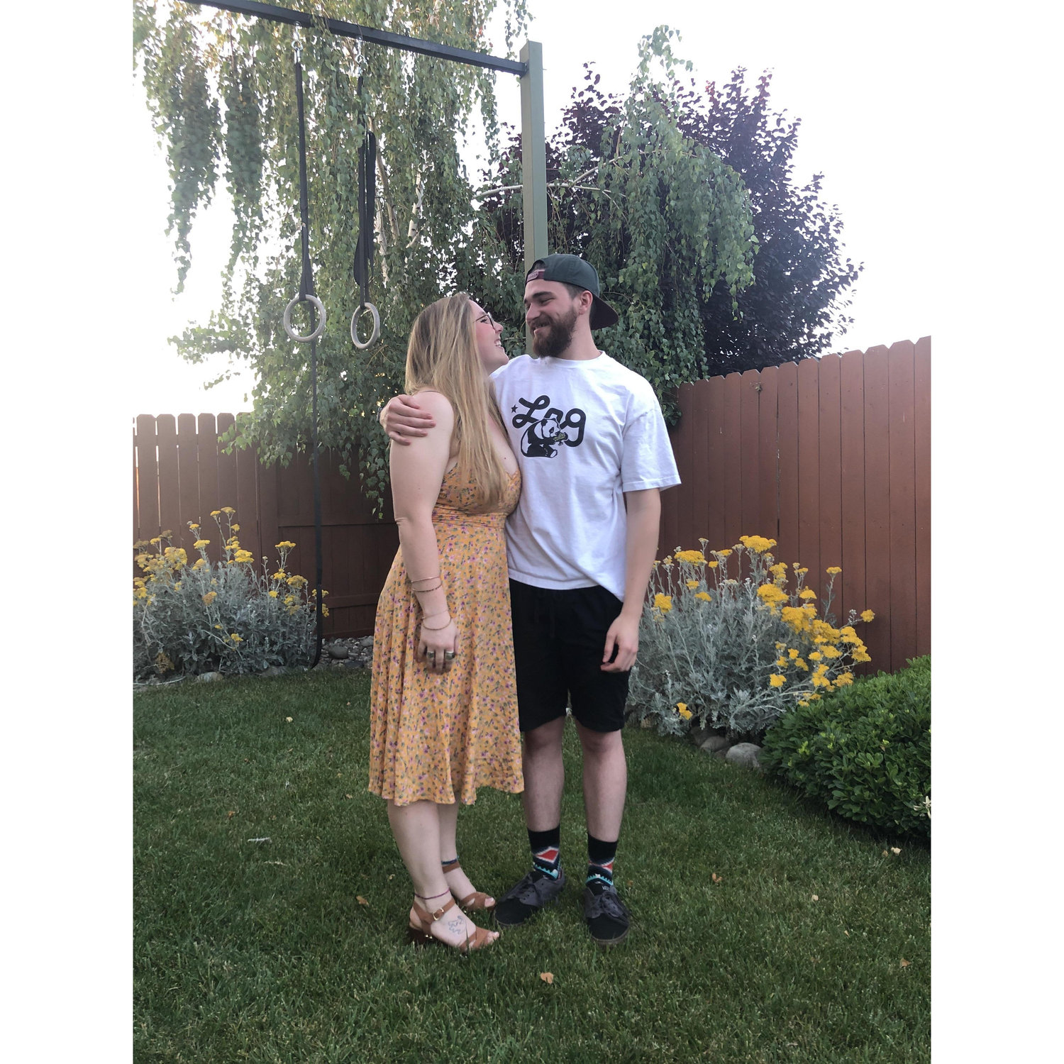 When we had to start saying goodbye to some Chico friends because we were moving to LA!