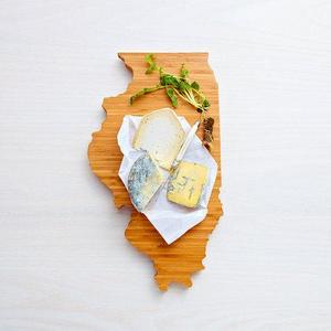 AHeirloom - Illinois State Cutting Board, Mother's Day Gift, Easter Gift, Father's Day Gift, Unique Wedding GIft, Personalized Gift