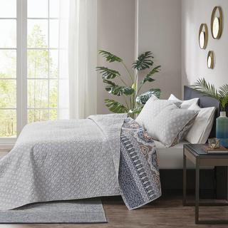 Addie 3-Piece Cotton Reversible Coverlet Set