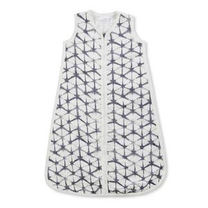 Aden + Anais - Silky Shibori Wearable Blanket, Grey Pebble