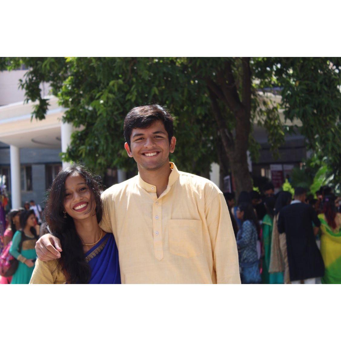 Our first picture together in 2017!